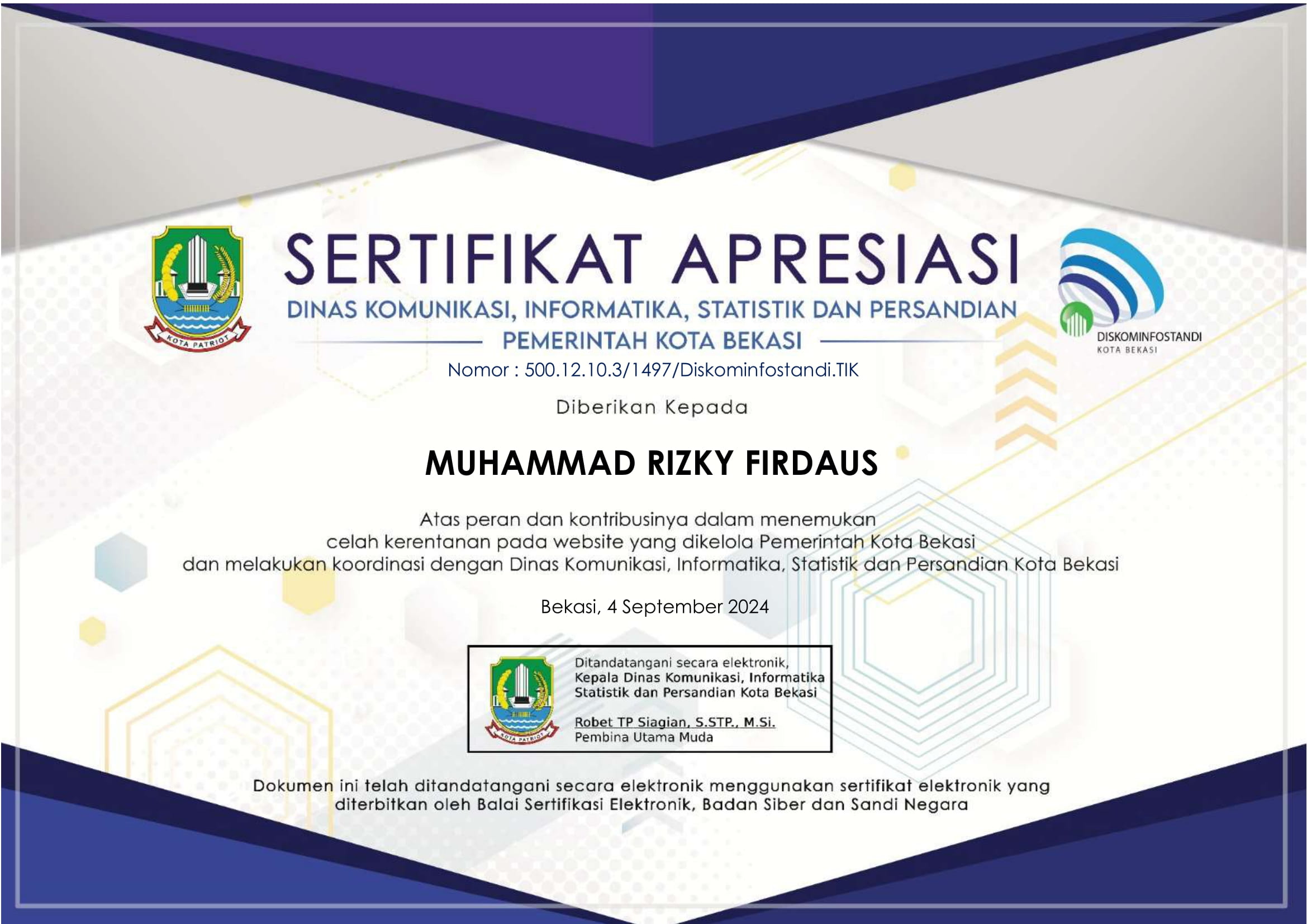 Certificate 18