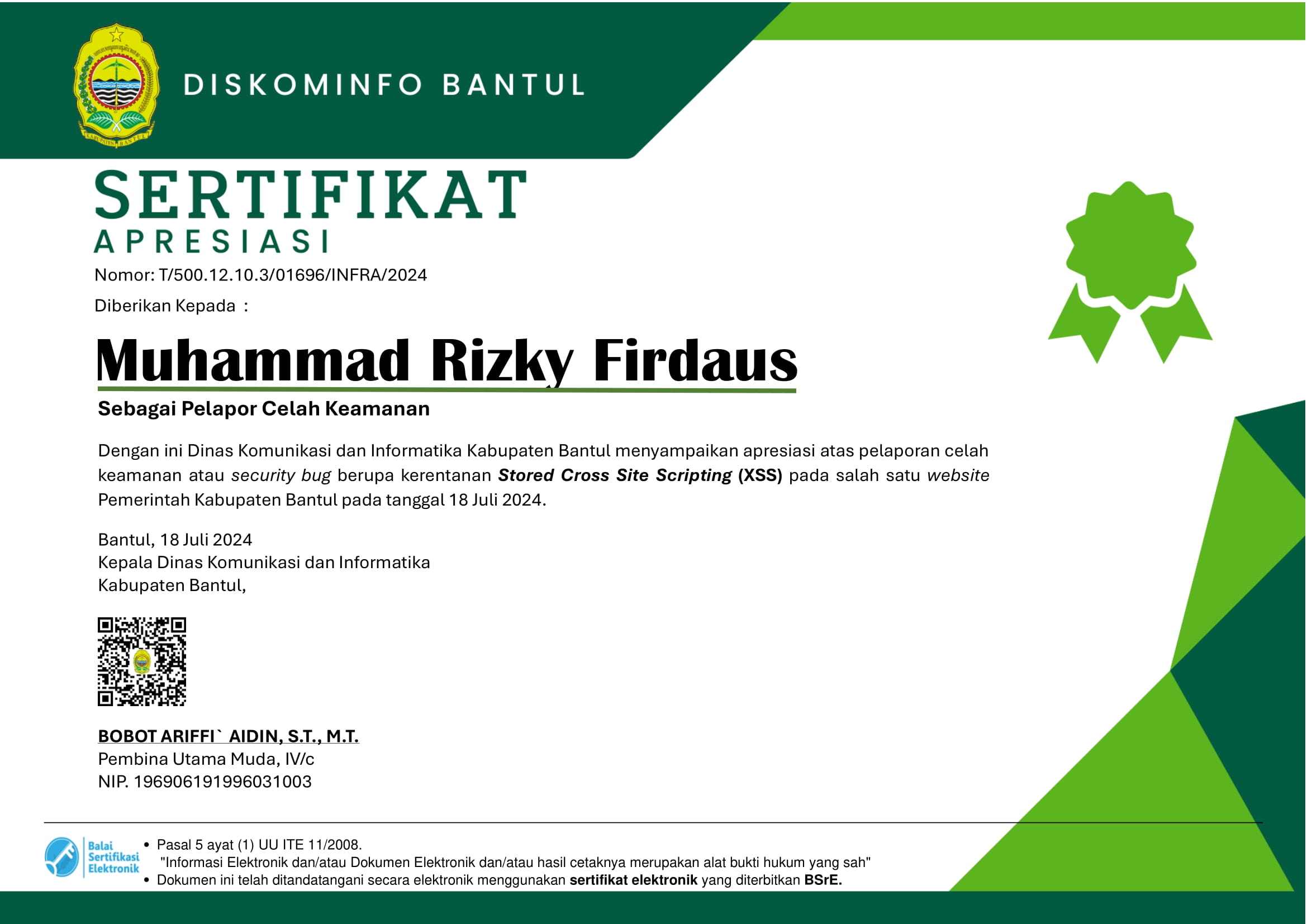 Certificate 24